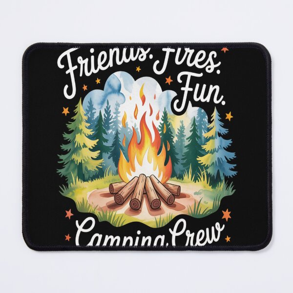 Item preview, Friends Fires Fun Camping  designed and sold by TheRetroStyle.