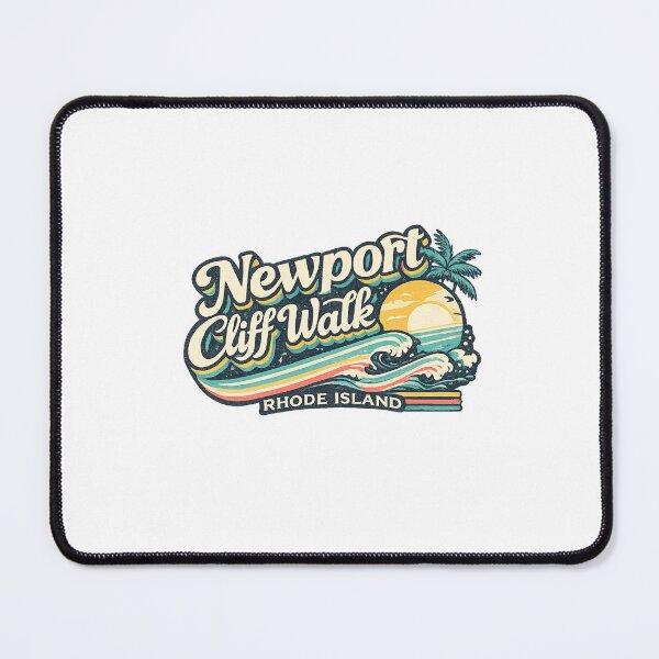 Item preview, Newport Rhode Island Cliff Walk Ocean Waves Atlantic Coastal Sunset designed and sold by Aryabek.