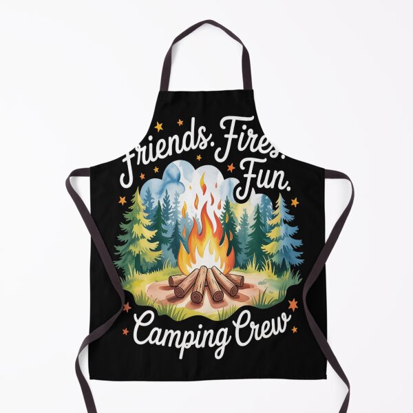 Item preview, Friends Fires Fun Camping designed and sold by TheRetroStyle.