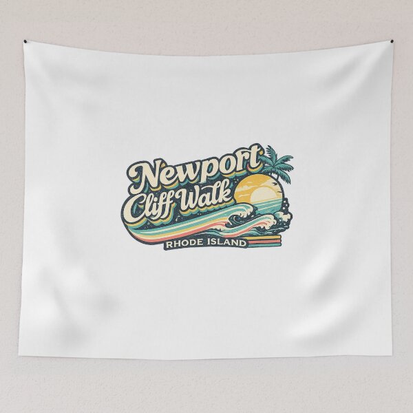 Item preview, Newport Rhode Island Cliff Walk Ocean Waves Atlantic Coastal Sunset designed and sold by Aryabek.