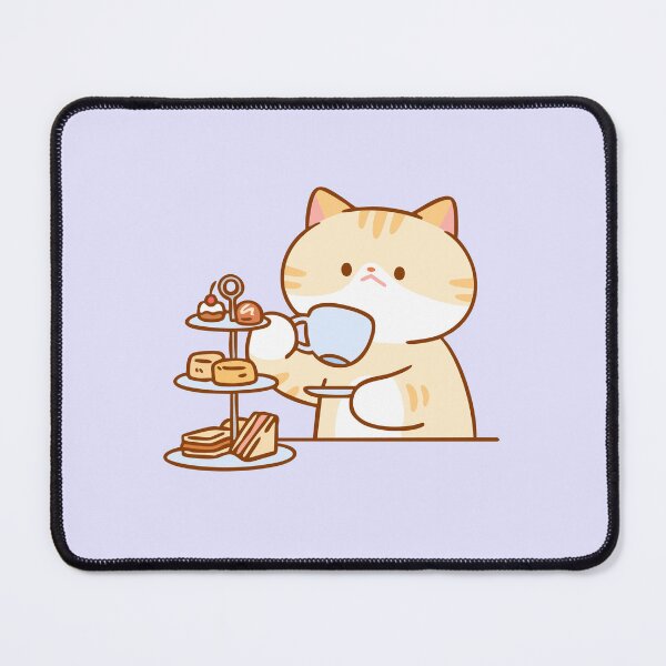 Item preview, Cat with Afternoon tea designed and sold by salposi.