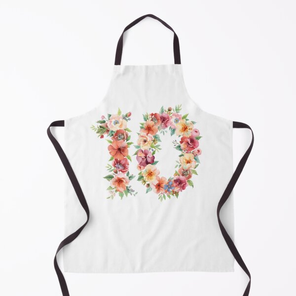 Item preview, 10th birthday flowers watercolor designed and sold by uunaa.