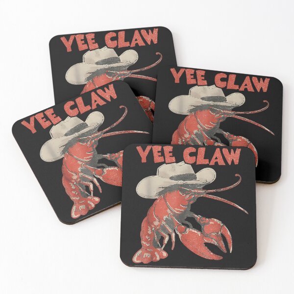 Item preview, Yee Claw Funny Crawfish Cowboy Louisiana Cajun Humor Design designed and sold by WilliaMaler.