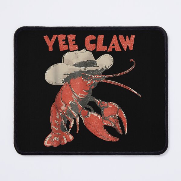 Item preview, Yee Claw Funny Crawfish Cowboy Louisiana Cajun Humor Design designed and sold by WilliaMaler.