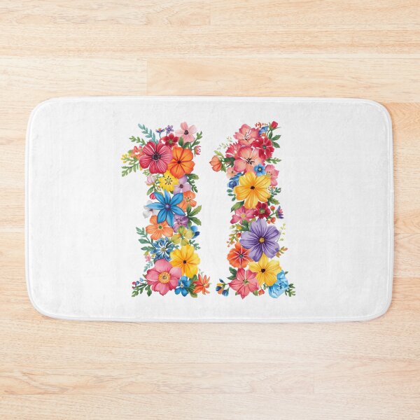 Item preview, 11th birthday flowers  watercolor designed and sold by uunaa.