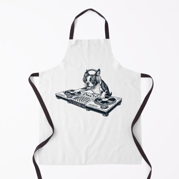 Item preview, Vintage Retro Boston Terrier DJ Dog Mom Dad Music Lover designed and sold by TerryConnells.