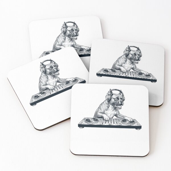 Item preview, Vintage Retro Boxer Dog DJ Dog Mom Dad Music Lover designed and sold by TerryConnells.
