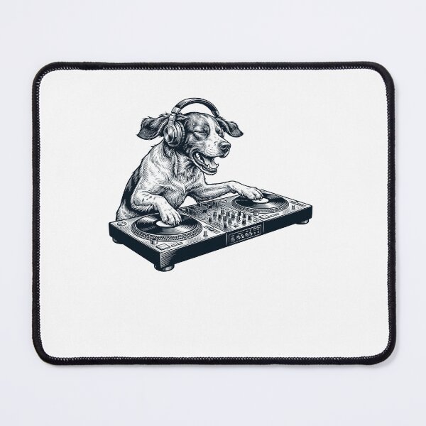 Item preview, Vintage Retro Brittany DJ Dog Mom Dad Music Lover designed and sold by TerryConnells.