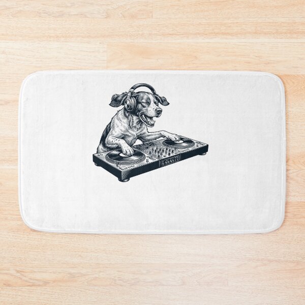 Item preview, Vintage Retro Brittany DJ Dog Mom Dad Music Lover designed and sold by TerryConnells.