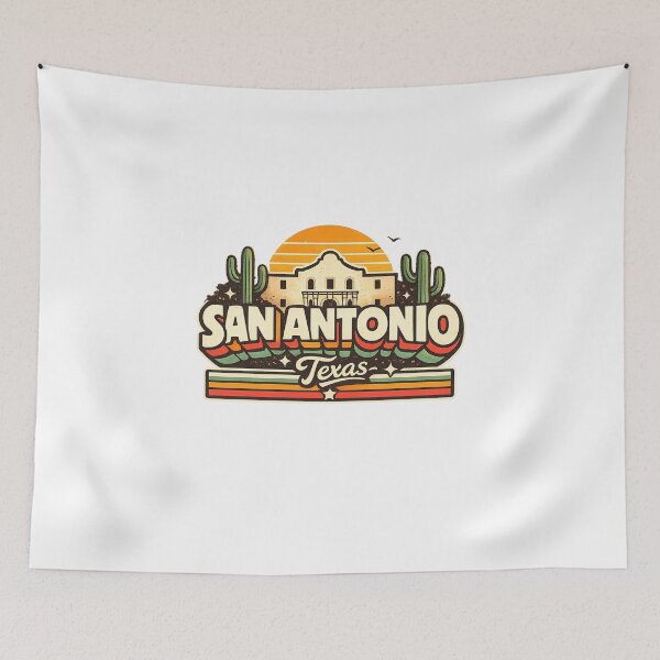 Item preview, San Antonio Texas Alamo Mission Southwest Desert Sunset Landscape designed and sold by Aryabek.