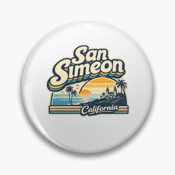 Item preview, San Simeon California Pacific Coast Hearst Castle Coastal Landscape designed and sold by Aryabek.