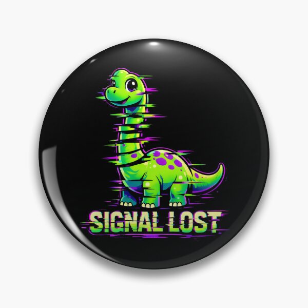 Artikelvorschau, Glitch Brachiosaurus Signal Lost Vaporwave Art entworfen und verkauft von SplashTastic.