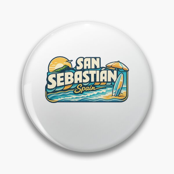Item preview, San Sebastian Spain La Concha Beach Basque Coast Surf Bay Sunset designed and sold by Aryabek.