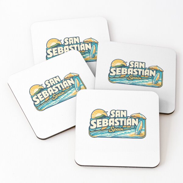 Item preview, San Sebastian Spain La Concha Beach Basque Coast Surf Bay Sunset designed and sold by Aryabek.
