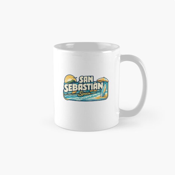 Item preview, San Sebastian Spain La Concha Beach Basque Coast Surf Bay Sunset designed and sold by Aryabek.