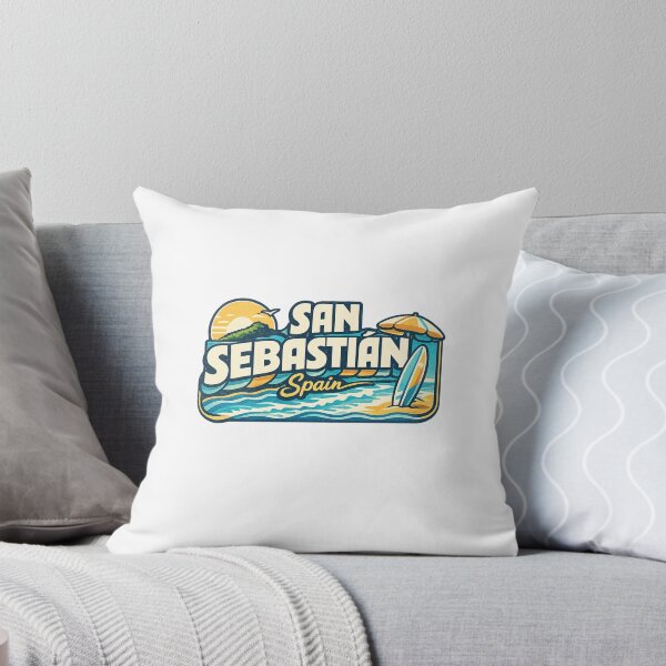 Item preview, San Sebastian Spain La Concha Beach Basque Coast Surf Bay Sunset designed and sold by Aryabek.