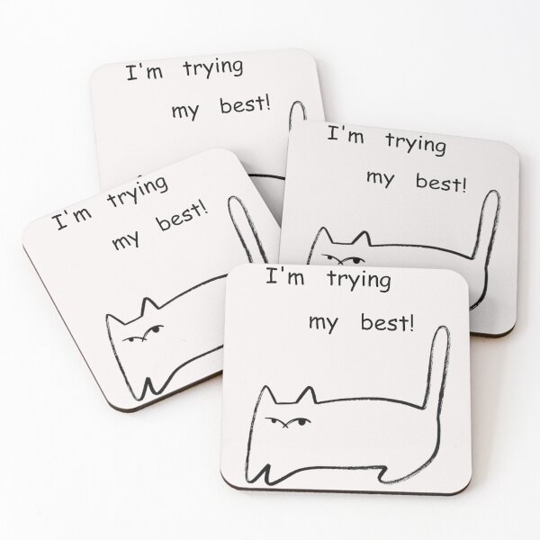 Item preview, Sassy Minimalist Cat Line Ar designed and sold by HALYNA070824.