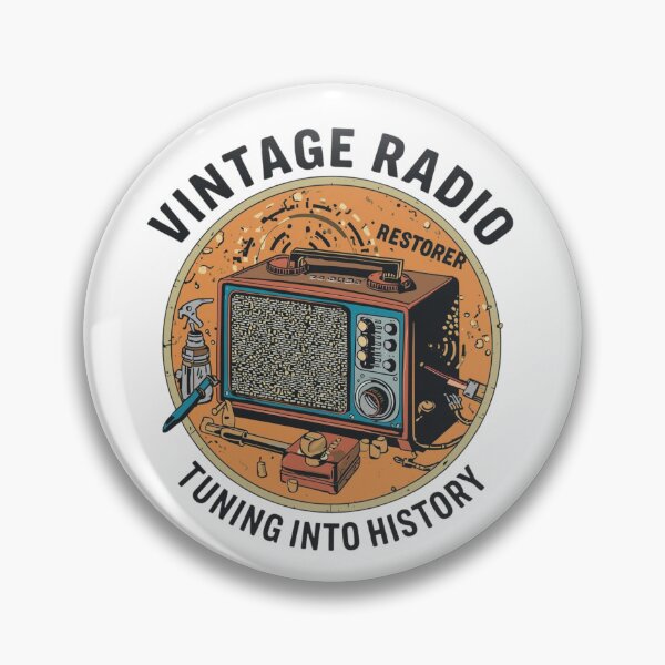 Item preview, Vintage Radio Restorer – Analog Sound Society designed and sold by KapiPrint.