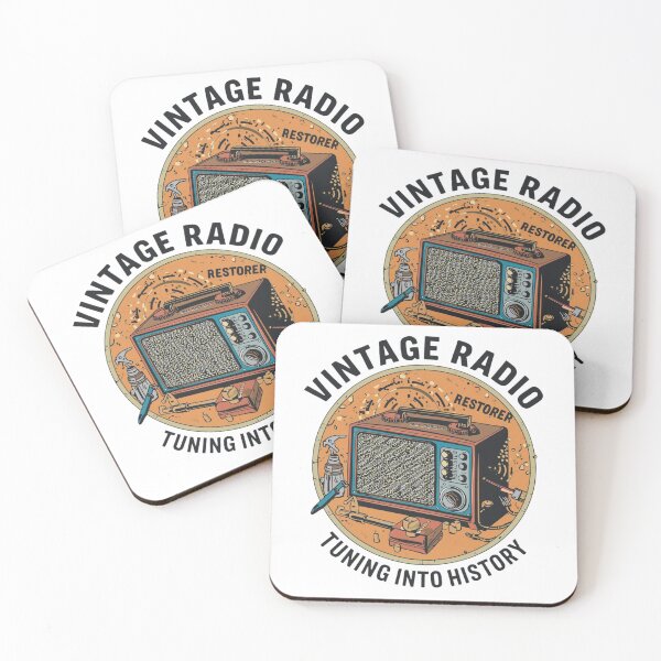 Item preview, Vintage Radio Restorer – Analog Sound Society designed and sold by KapiPrint.