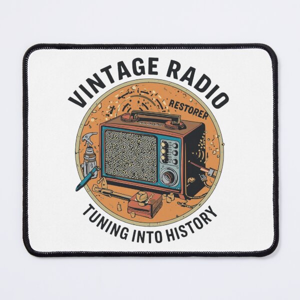 Item preview, Vintage Radio Restorer – Analog Sound Society designed and sold by KapiPrint.