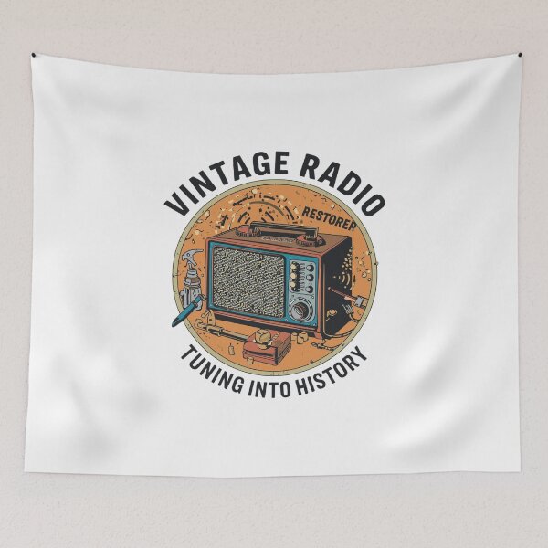 Item preview, Vintage Radio Restorer – Analog Sound Society designed and sold by KapiPrint.
