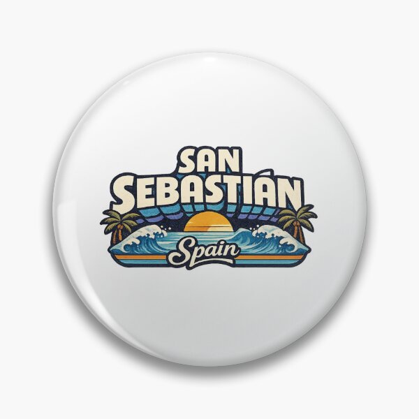 Item preview, San Sebastian Spain Basque Coast La Concha Bay Atlantic Waves Sunset designed and sold by Aryabek.