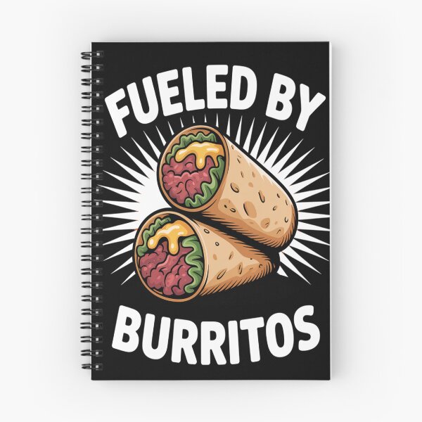 Item preview, Fueled by Burritos designed and sold by TheRetroStyle.