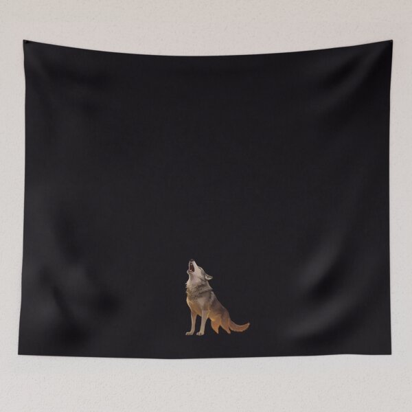 Item preview, Wolf Howls as Dark Sacred Cathedral Burns designed and sold by GeoWhimsy Studio.