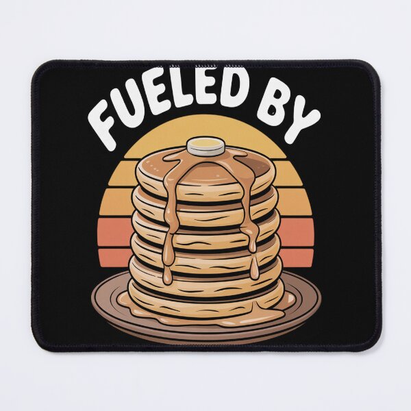 Item preview, Fueled By Pancakes - Pancake Foodie Breakfast Hot-Cake designed and sold by TheRetroStyle.