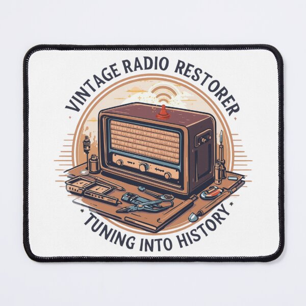 Item preview, Vintage Radio Restorer – Analog Sound Society designed and sold by KapiPrint.