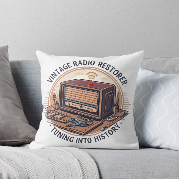 Item preview, Vintage Radio Restorer – Analog Sound Society designed and sold by KapiPrint.