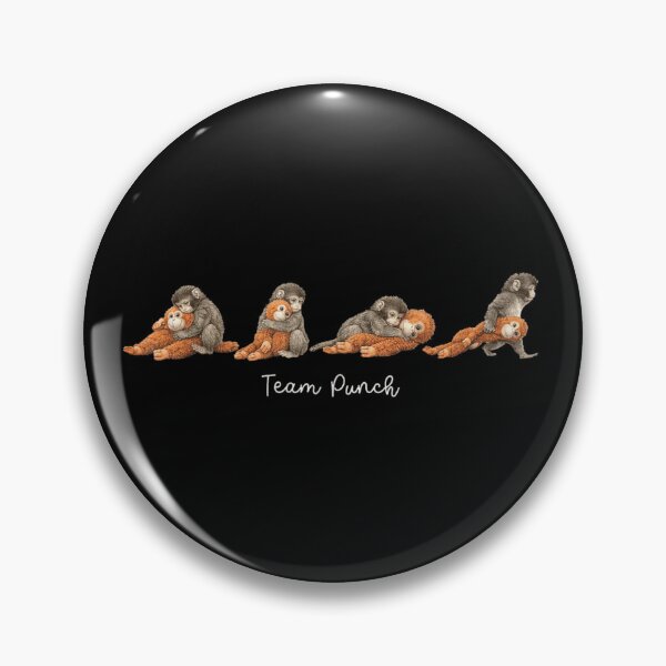 Item preview, Team Punch Funny Monkey Meme Cute Dark Humor Design designed and sold by WilliaMaler.