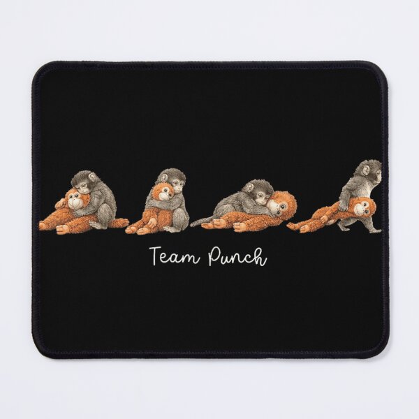 Item preview, Team Punch Funny Monkey Meme Cute Dark Humor Design designed and sold by WilliaMaler.