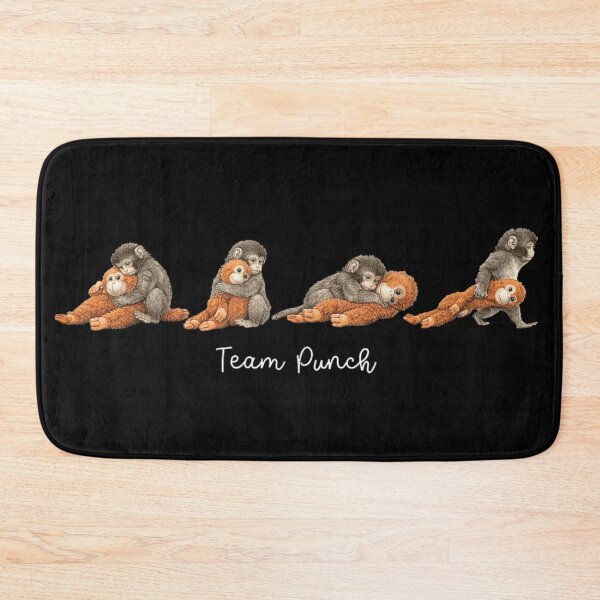 Item preview, Team Punch Funny Monkey Meme Cute Dark Humor Design designed and sold by WilliaMaler.