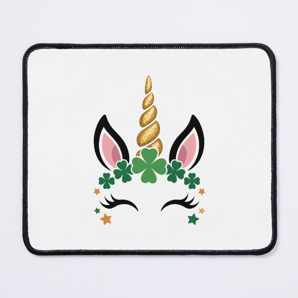 Item preview, Unicorn Clover Leaf Unicorn Girl St Patricks Day designed and sold by Formatage.