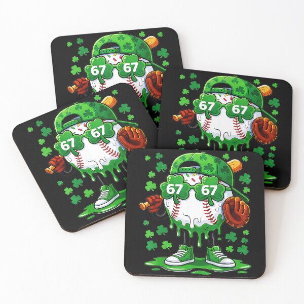 Item preview, 67 Baseball Drip Shamrock Funny St Patricks Style designed and sold by miaa-artistshop.