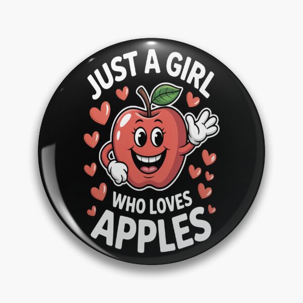 Item preview, Funny Apple Art For Girls Kids Women Apple Fruit Lover Apple  designed and sold by TheRetroStyle.