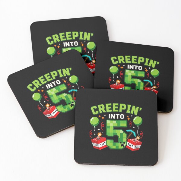 Item preview, Creepin Into 5 Pixel Gamer Birthday designed and sold by FGTV2021.