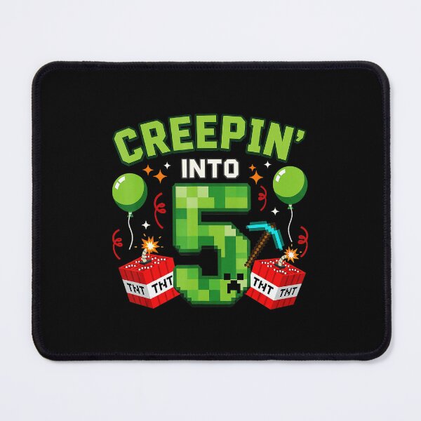 Item preview, Creepin Into 5 Pixel Gamer Birthday designed and sold by FGTV2021.