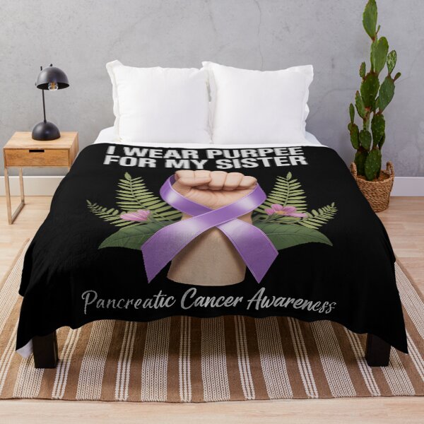 Item preview, Wear Purple For My Sister Pancreatic Cancer Awareness designed and sold by Formatage.