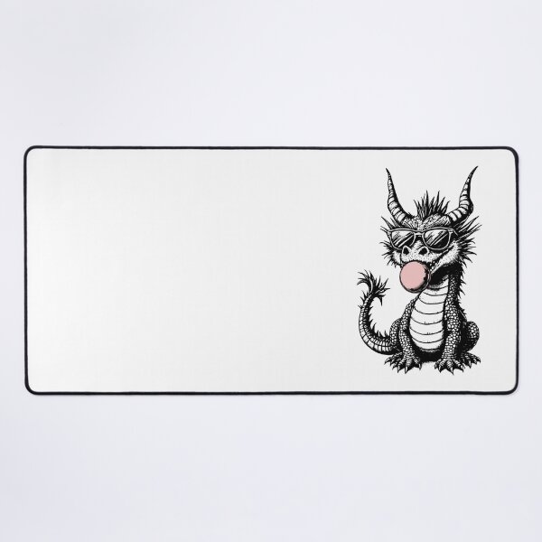 Item preview, Stylish Dragon Blowing Bubblegum designed and sold by YV Designs & Stuff.