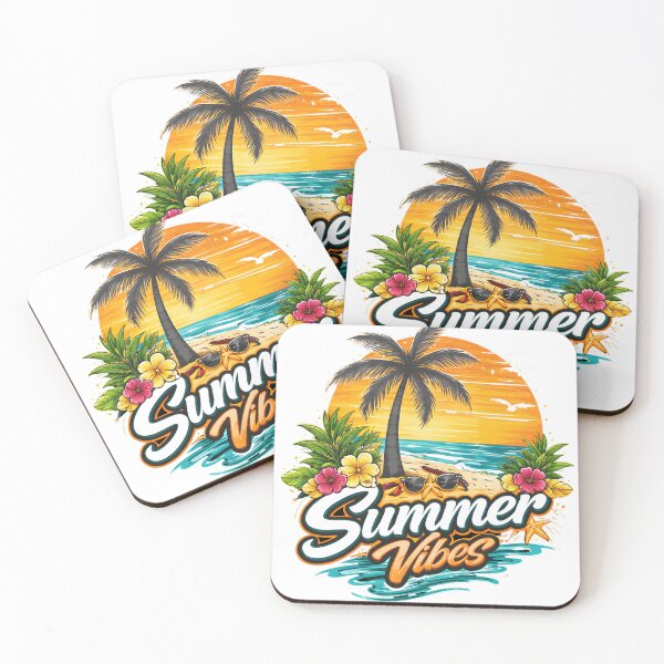 Item preview,  Summer Vibes Sunset T-Shirt – Tropical Beach Style. designed and sold by Mini-market23.