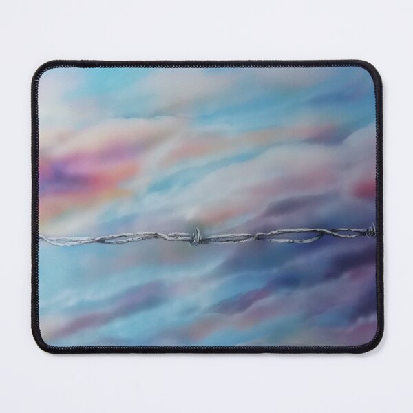 Item preview, Barbed wire with sky behind designed and sold by Christineworld.