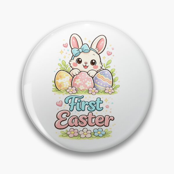 Item preview, First Easter Cute Baby Bunny Design designed and sold by StyleLap.