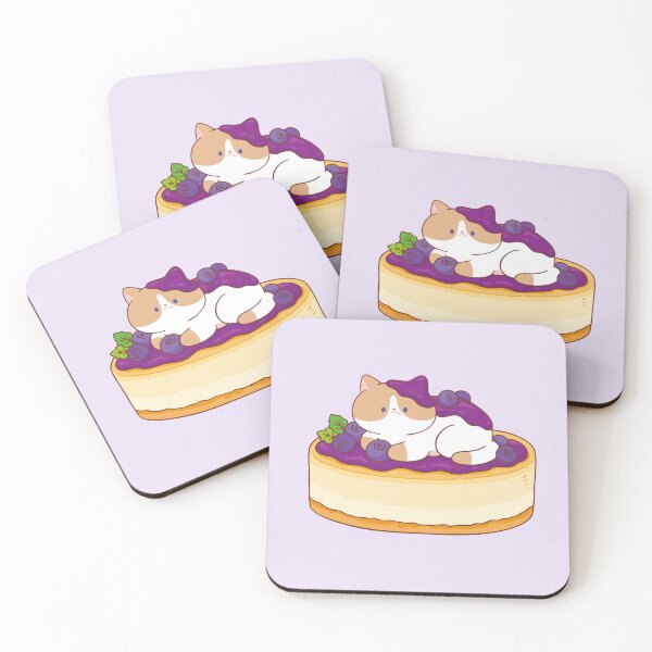 Item preview, Cat with Blueberry Cheesecake designed and sold by salposi.