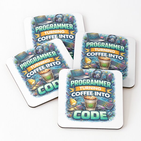 Item preview, Programmer Turning Coffee Into Code designed and sold by the-dovlat.