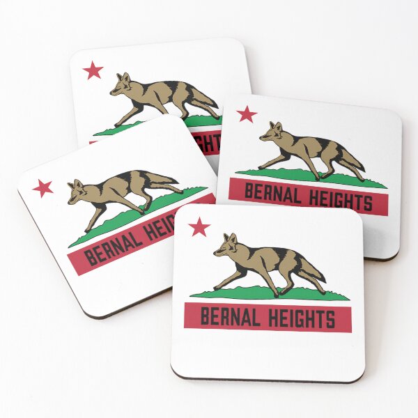 Item preview, Bernal Heights Coyote Logo San Francisco California designed and sold by CMSenseiStore.
