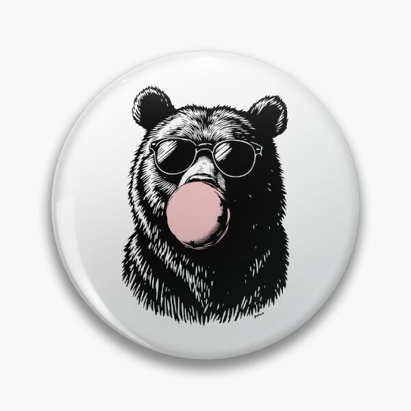 Item preview, Cool Bear Blowing Bubblegum designed and sold by YV Designs & Stuff.