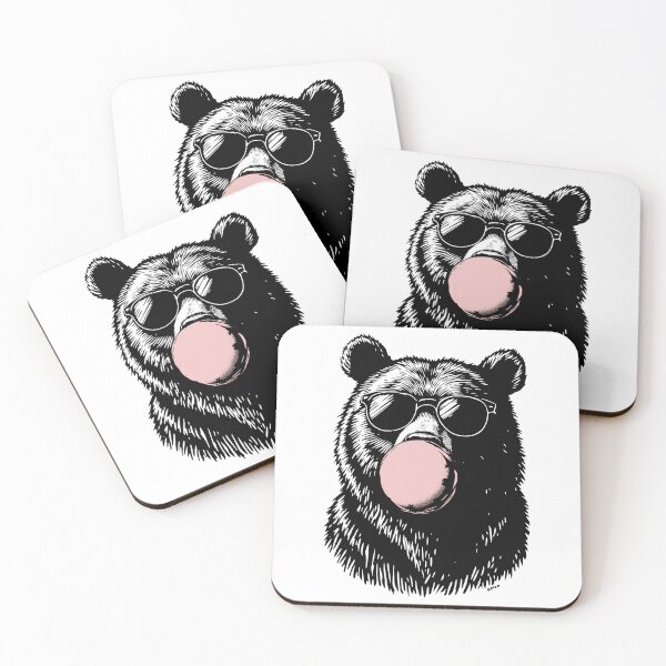 Item preview, Cool Bear Blowing Bubblegum designed and sold by YV Designs & Stuff.