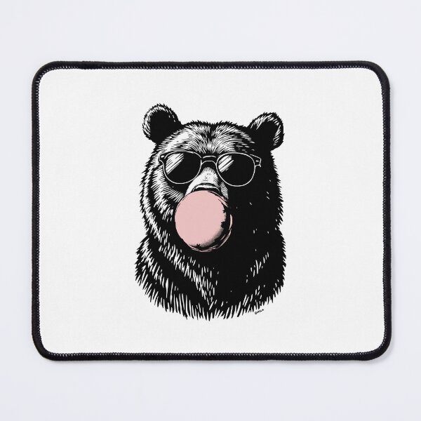 Item preview, Cool Bear Blowing Bubblegum designed and sold by YV Designs & Stuff.